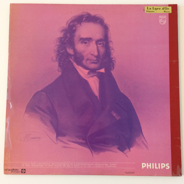 Niccolò Paganini - Arthur Grumiaux - Piero Bellugi - Orchestre National De L'Opéra De Monte-Carlo - Concerti Per Violino N. 1 & 4 | Philips (6500 411) - 3