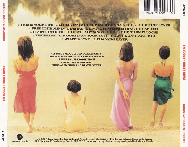 En Vogue - Funky Divas | EastWest Records America (A2 92121) - 2 En Vogue - Funky Divas | EastWest Records America (A2 92121) - 2