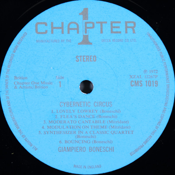 Giampiero Boneschi - Cybernetic Circus | Chapter 1 (CMS 1019) - 3