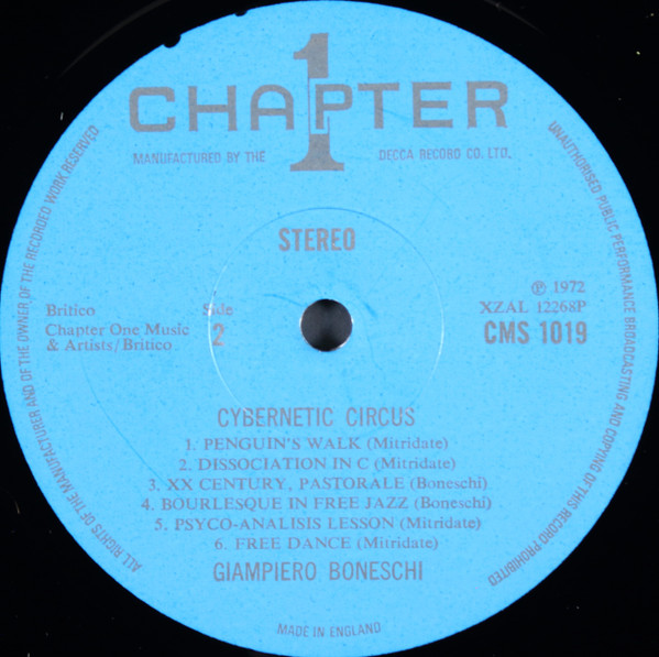 Giampiero Boneschi - Cybernetic Circus | Chapter 1 (CMS 1019) - 4