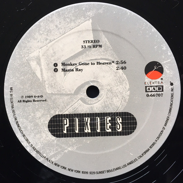 Pixies - Monkey Gone To Heaven | Elektra (0-66707) - 3 Pixies - Monkey Gone To Heaven | Elektra (0-66707) - 3