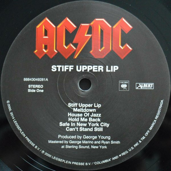 AC/DC - Stiff Upper Lip [Vinyl] | Columbia (88843049281) - 3
