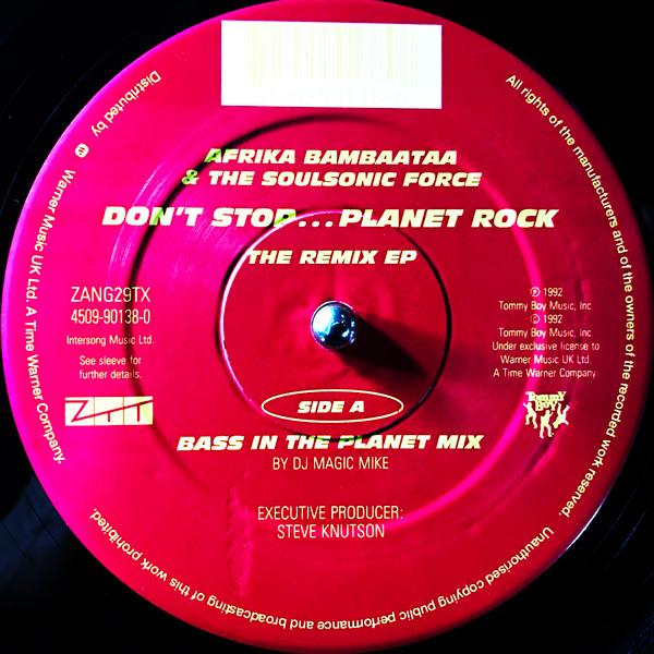 Afrika Bambaataa & Soulsonic Force - Don't Stop... Planet Rock (The Remix EP - Part 2) | ZTT (ZANG 29 TX) - 2 Afrika Bambaataa & Soulsonic Force - Don't Stop... Planet Rock (The Remix EP - Part 2) | ZTT (ZANG 29 TX) - 2