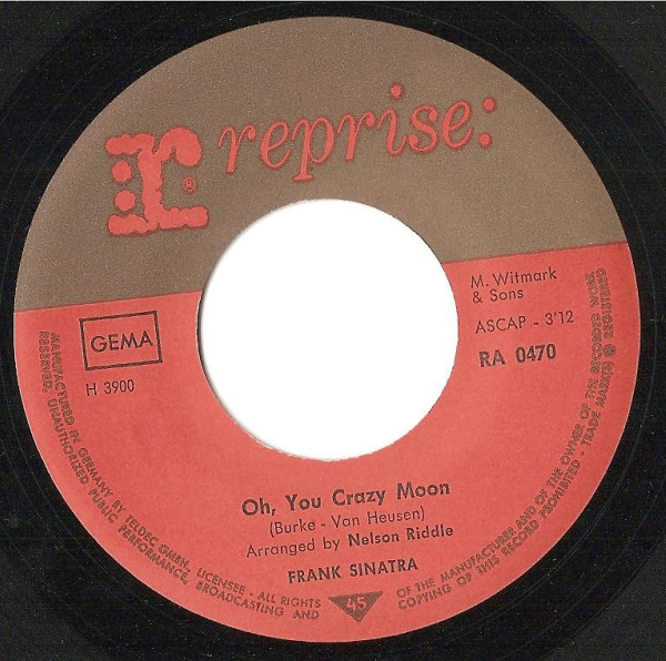 Frank Sinatra - Strangers In The Night | Reprise Records (RA 0470) - 4