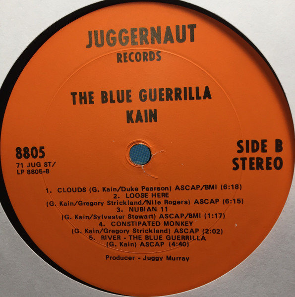 Gylan Kain - The Blue Guerrilla | Juggernaut Records (8805) - 4