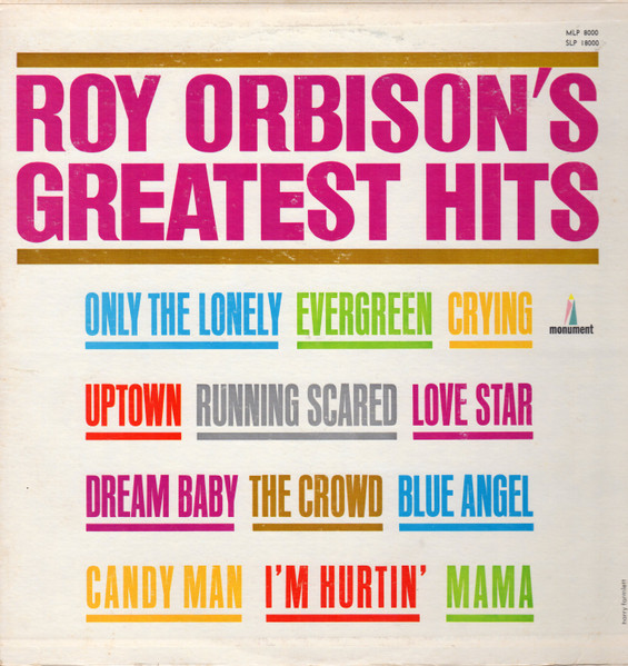 Roy Orbison - Roy Orbison's Greatest Hits | Monument (SLP 18000) - 2