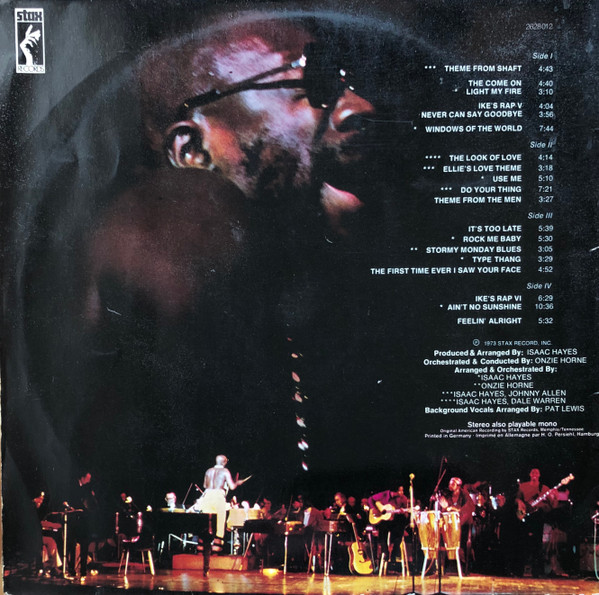 Isaac Hayes - Live At The Sahara Tahoe | Stax (2628 012) - 4 Isaac Hayes - Live At The Sahara Tahoe | Stax (2628 012) - 4