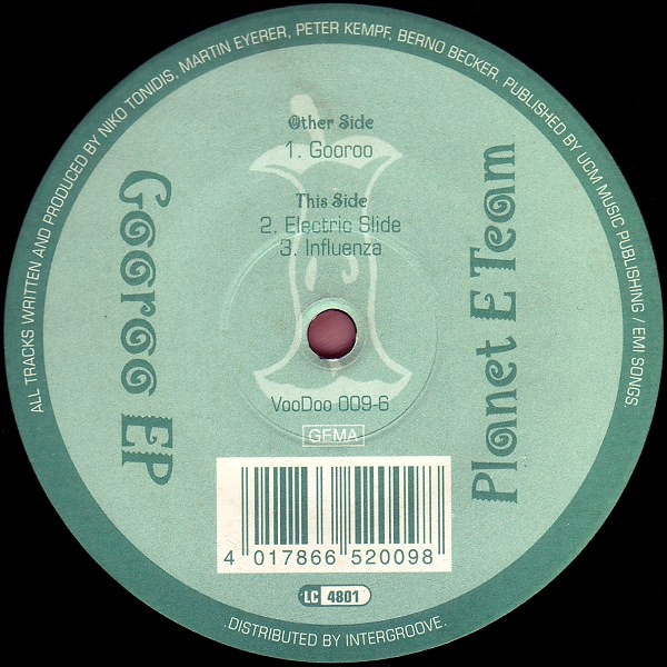 Planet E Team - Gooroo EP | VooDoo Records (VooDoo 009-6) - main Planet E Team - Gooroo EP | VooDoo Records (VooDoo 009-6) - main