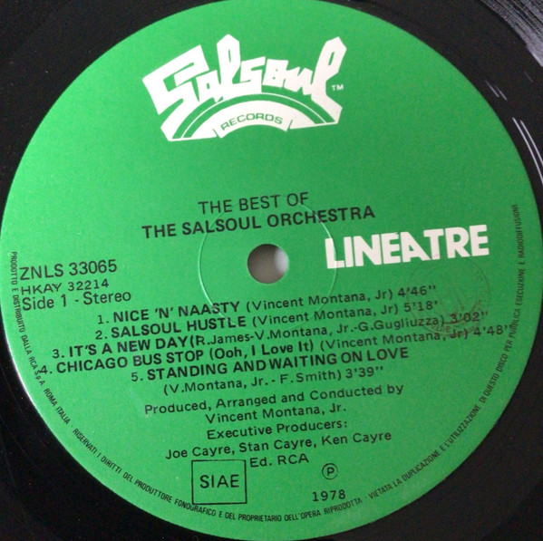 The Salsoul Orchestra - The Best Of The Salsoul Orchestra | Salsoul Records (ZNLS 33065) - 3 The Salsoul Orchestra - The Best Of The Salsoul Orchestra | Salsoul Records (ZNLS 33065) - 3