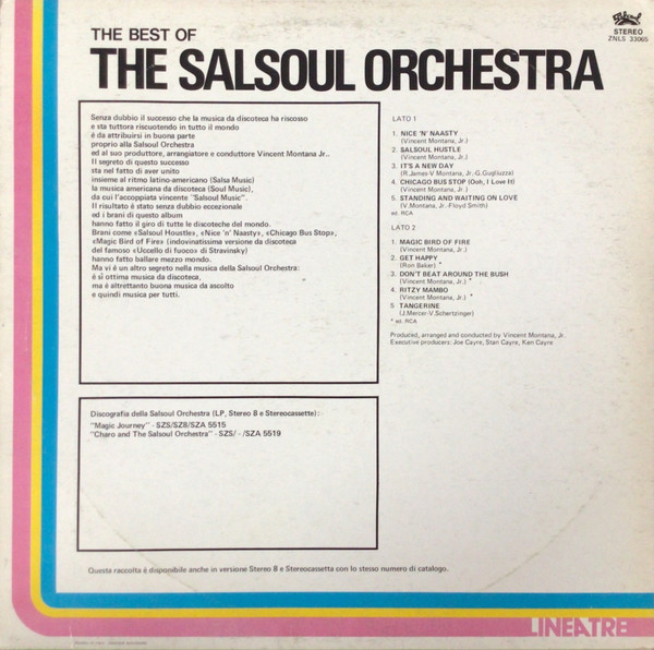 The Salsoul Orchestra - The Best Of The Salsoul Orchestra | Salsoul Records (ZNLS 33065) - 2 The Salsoul Orchestra - The Best Of The Salsoul Orchestra | Salsoul Records (ZNLS 33065) - 2