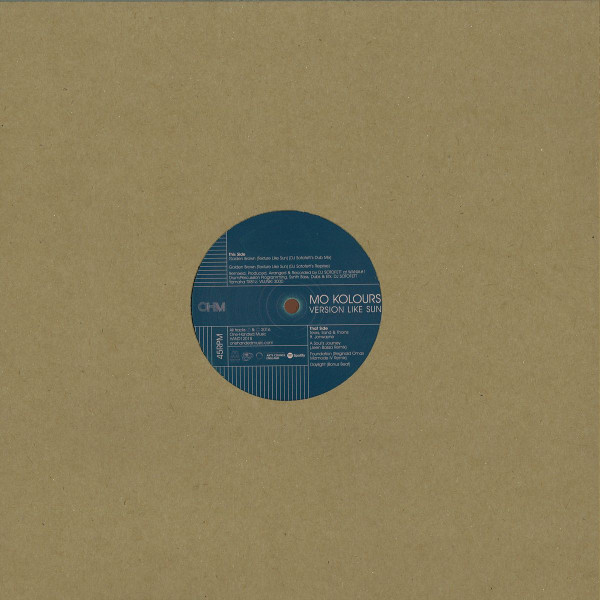 Mo Kolours - Version Like Sun | One-Handed Music (HAND12018) - 2 Mo Kolours - Version Like Sun | One-Handed Music (HAND12018) - 2