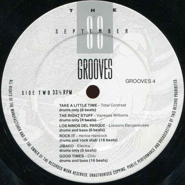 Various - The Grooves - September 88 | DMC (GROOVE 4) - 4 Various - The Grooves - September 88 | DMC (GROOVE 4) - 4