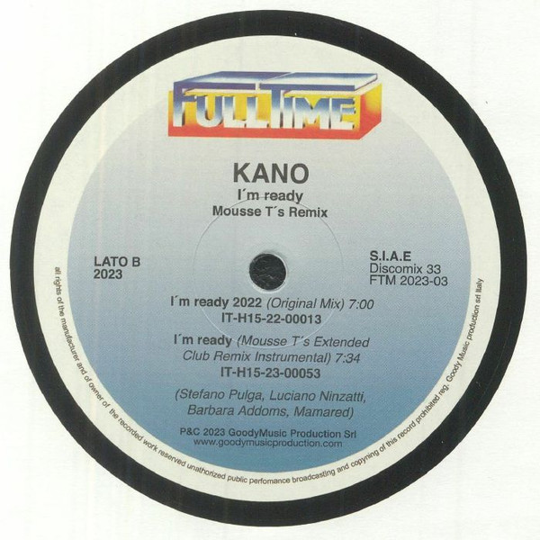 Kano - I'm Ready (Mousse T's Remix) | Full Time Production (FTM 2023-03) - 2 Kano - I'm Ready (Mousse T's Remix) | Full Time Production (FTM 2023-03) - 2