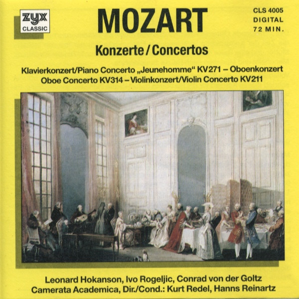Wolfgang Amadeus Mozart - Konzerte / Concertos | ZYX Classic (CLS 4005)