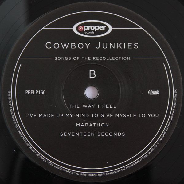 Cowboy Junkies - Songs Of The Recollection | Proper Records (PRPLP160) - 4