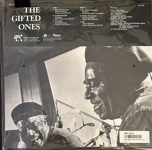 Dizzy Gillespie , Count Basie , Ray Brown , Mickey Roker - The Gifted Ones | Pablo Records (2310 833) - 2
