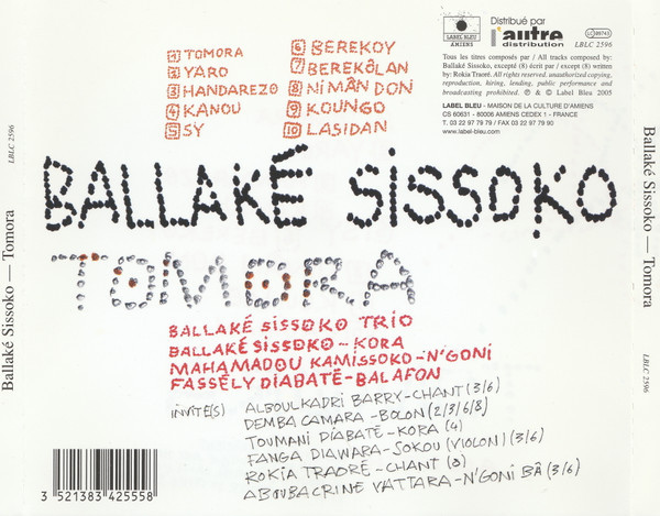 Ballaké Sissoko - Tomora | Label Bleu (LBLC 2596) - 2 Ballaké Sissoko - Tomora | Label Bleu (LBLC 2596) - 2