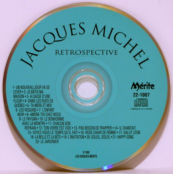 Jacques Michel - Retrospective | Disques Mérite (22-1007) - 3 Jacques Michel - Retrospective | Disques Mérite (22-1007) - 3