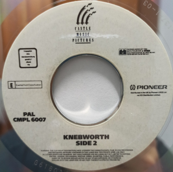 Various - Live! At Knebworth | Castle Music Pictures (CMPL 6007) - 4