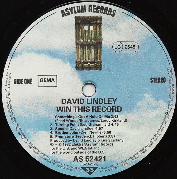 David Lindley And El Rayo-X - Win This Record! | Asylum Records (AS K 52 421) - 3 David Lindley And El Rayo-X - Win This Record! | Asylum Records (AS K 52 421) - 3