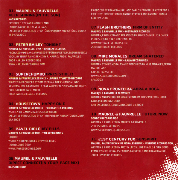Various - Maurel & Fauvrelle - Our Sound... As Pure As It Gets! | Dance Club (PROMO DC#039) - 4