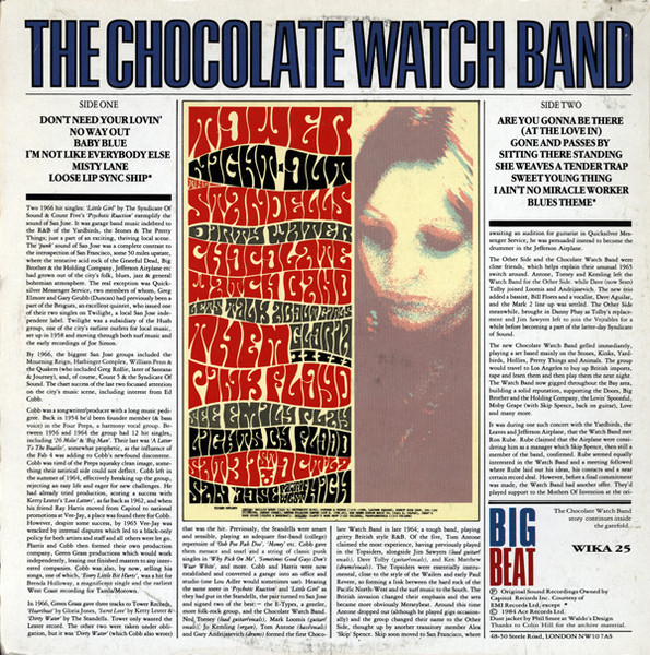 The Chocolate Watchband - Forty Four | Big Beat Records (WIKA 25) - 2