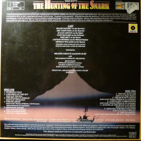 Mike Batt - The Hunting Of The Snark | RCA (PL71350) - 2