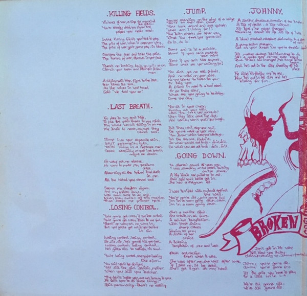 Broken Bones - Losing Control | Heavy Metal Records (HMR LP 133) - 2