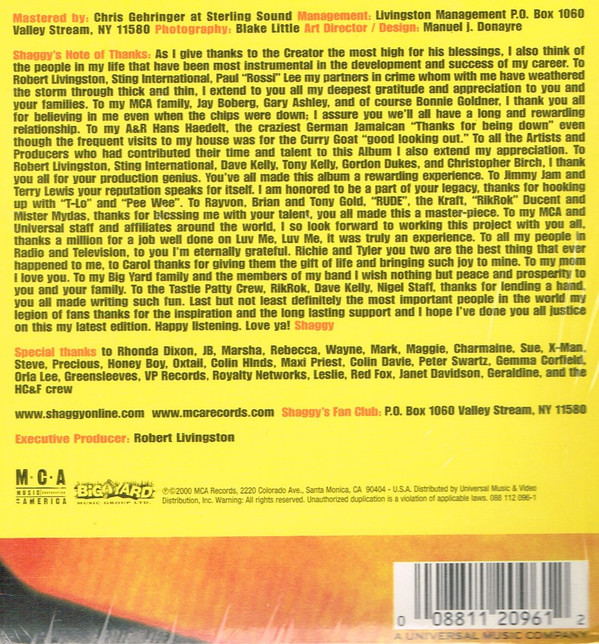 Shaggy - Hot Shot | MCA Records (088 112 096-1) - 2