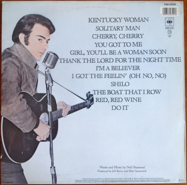 Neil Diamond - Classics The Early Years | CBS (CBS 32349) - 2 Neil Diamond - Classics The Early Years | CBS (CBS 32349) - 2