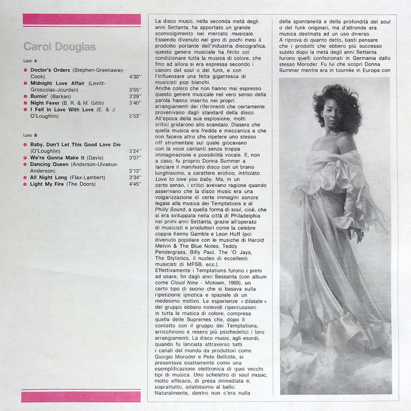 Carol Douglas - Carol Douglas | Curcio (GSR - 85) - main