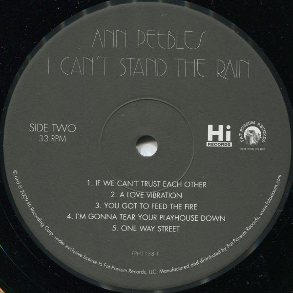 Ann Peebles - I Can't Stand The Rain | Hi Records (FPH1138-1) - 4 Ann Peebles - I Can't Stand The Rain | Hi Records (FPH1138-1) - 4