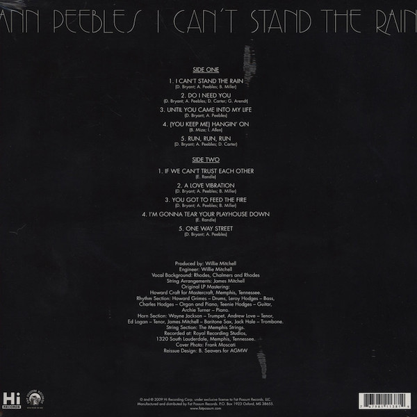 Ann Peebles - I Can't Stand The Rain | Hi Records (FPH1138-1) - 2 Ann Peebles - I Can't Stand The Rain | Hi Records (FPH1138-1) - 2