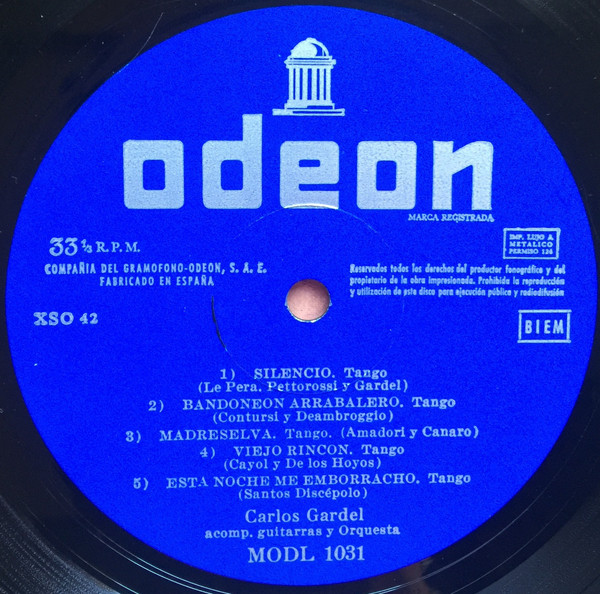 Carlos Gardel - Carlos Gardel | Odeon (MODL 1.031) - 4