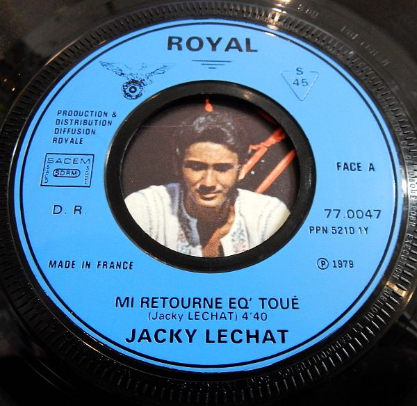 Jacky Lechat - Mi Retourne Eq' Toué / Le Plombier | Disques Royal (77.0047) - 3
