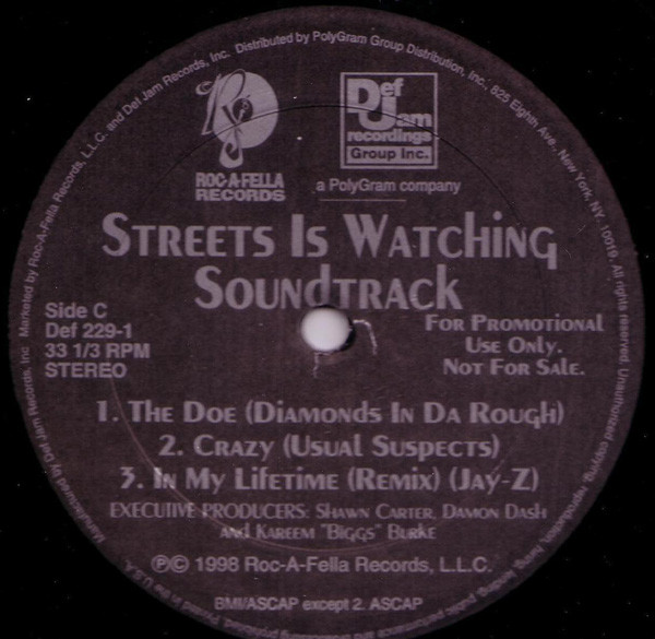 Various - Streets Is Watching Soundtrack | Def Jam Recordings Group Inc. (Def 229-1) - 3