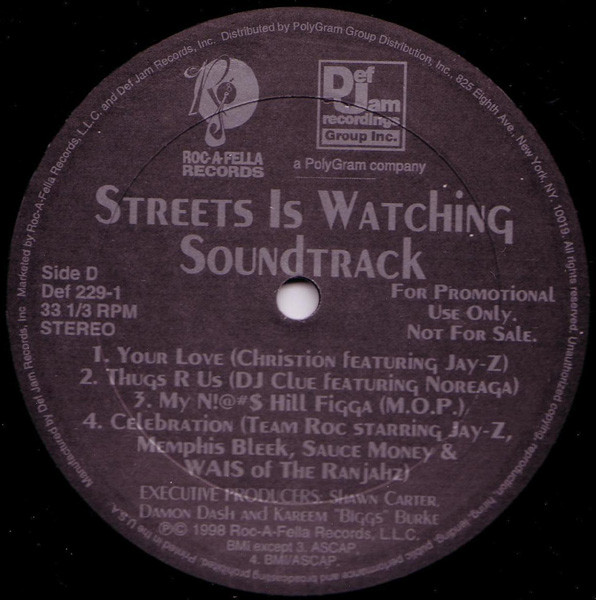Various - Streets Is Watching Soundtrack | Def Jam Recordings Group Inc. (Def 229-1) - 4