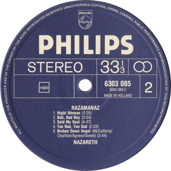 Nazareth - Razamanaz | Philips (6303 085) - 4