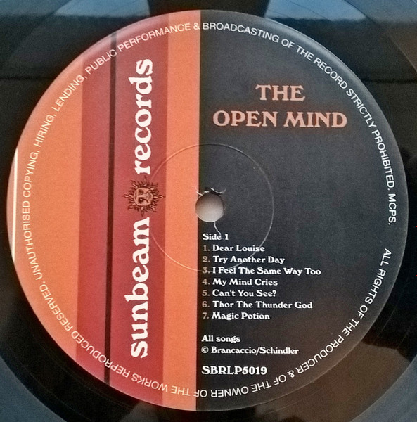 The Open Mind - The Open Mind | Sunbeam Records (SBRLP5019) - 2 The Open Mind - The Open Mind | Sunbeam Records (SBRLP5019) - 2