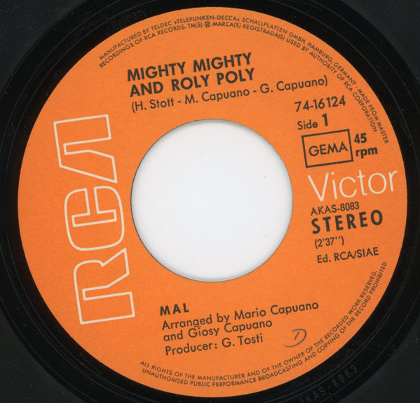 Mal - Mighty Mighty Roly Poly | RCA Victor (74-16 124) - 3 Mal - Mighty Mighty Roly Poly | RCA Victor (74-16 124) - 3
