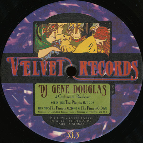 Gene Douglas & Continental Breakfast - The Pimpin | Velvet Records (01:002) - main