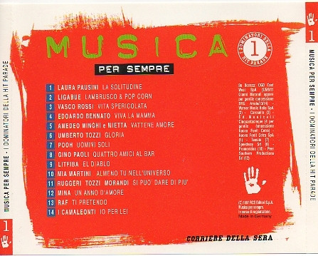 Various - Musica Per Sempre 1 - I Dominatori Della Hit Parade | Corriere Della Sera (CORR000012) - 3 Various - Musica Per Sempre 1 - I Dominatori Della Hit Parade | Corriere Della Sera (CORR000012) - 3