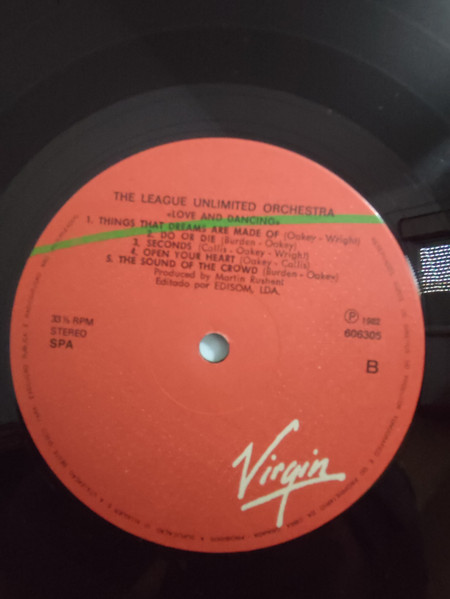 The League Unlimited Orchestra - Love And Dancing | Virgin (606305) - 4