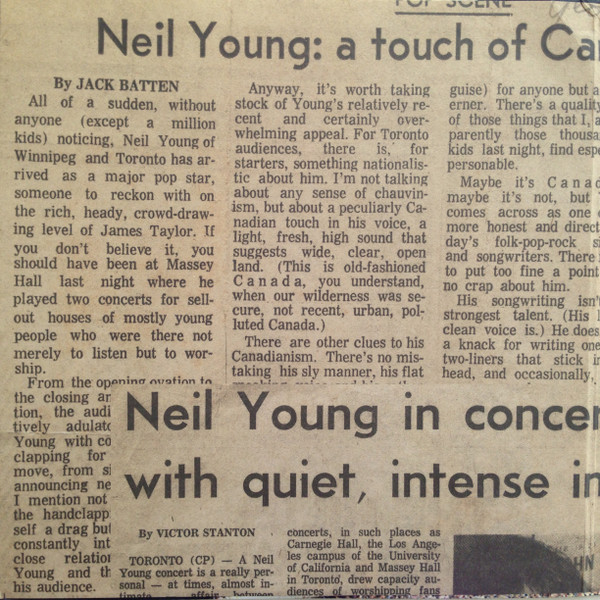 Neil Young - Massey Hall 1971 | Classic Records (43328-1) - 2 Neil Young - Massey Hall 1971 | Classic Records (43328-1) - 2