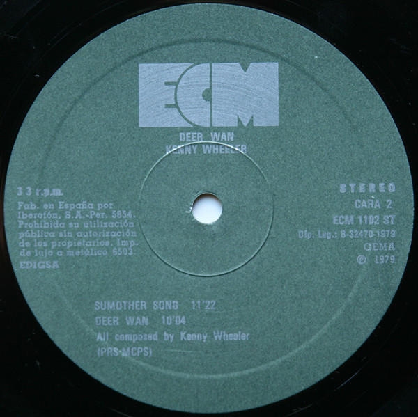 Kenny Wheeler - Deer Wan | ECM Records (ECM 1102) - 4