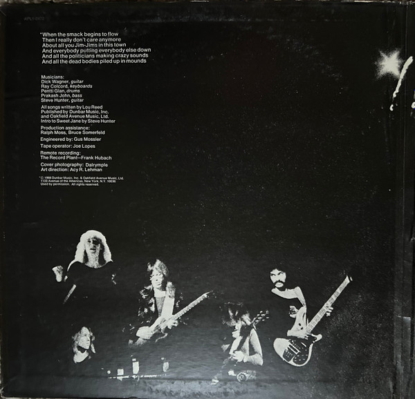 Lou Reed - Rock N Roll Animal | RCA Victor (APL1-0472) - 2
