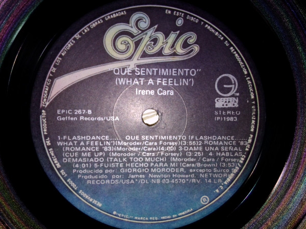 Irene Cara - What A Feelin' | Epic (EPIC 267) - main
