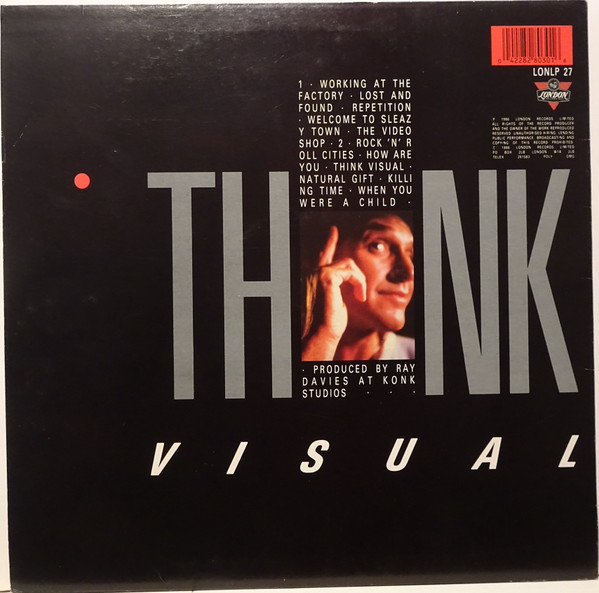 The Kinks - Think Visual | London Records (LONLP 27) - 2