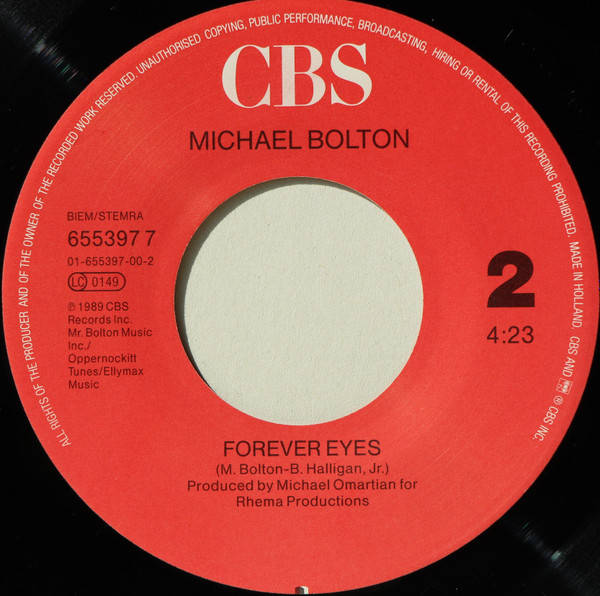 Michael Bolton - How Am I Supposed To Live Without You | CBS (655397 7) - 4