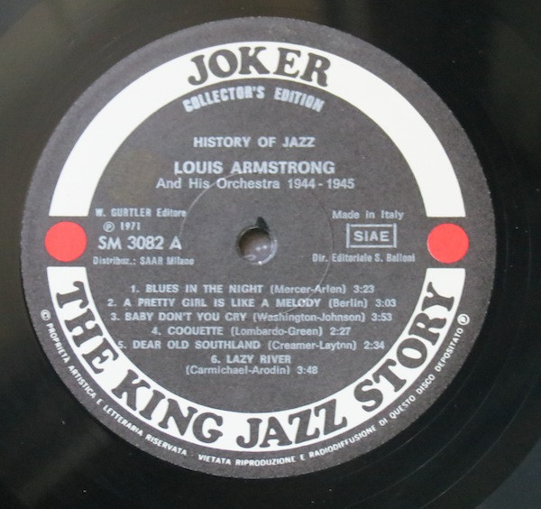 Louis Armstrong And His Orchestra - 1944 - 1945 | Joker (SM 3082) - 3 Louis Armstrong And His Orchestra - 1944 - 1945 | Joker (SM 3082) - 3